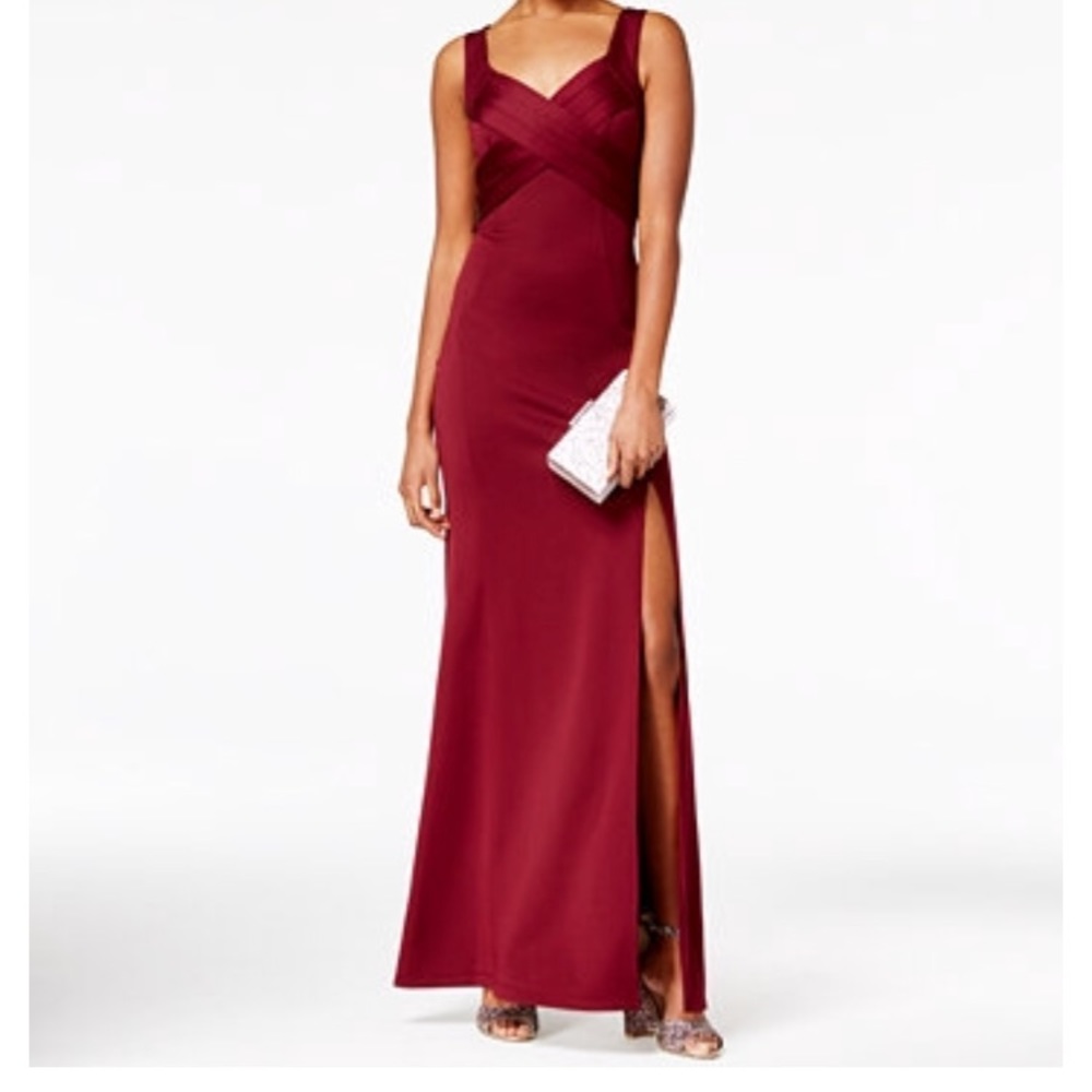 Cabernet Red prom dress
